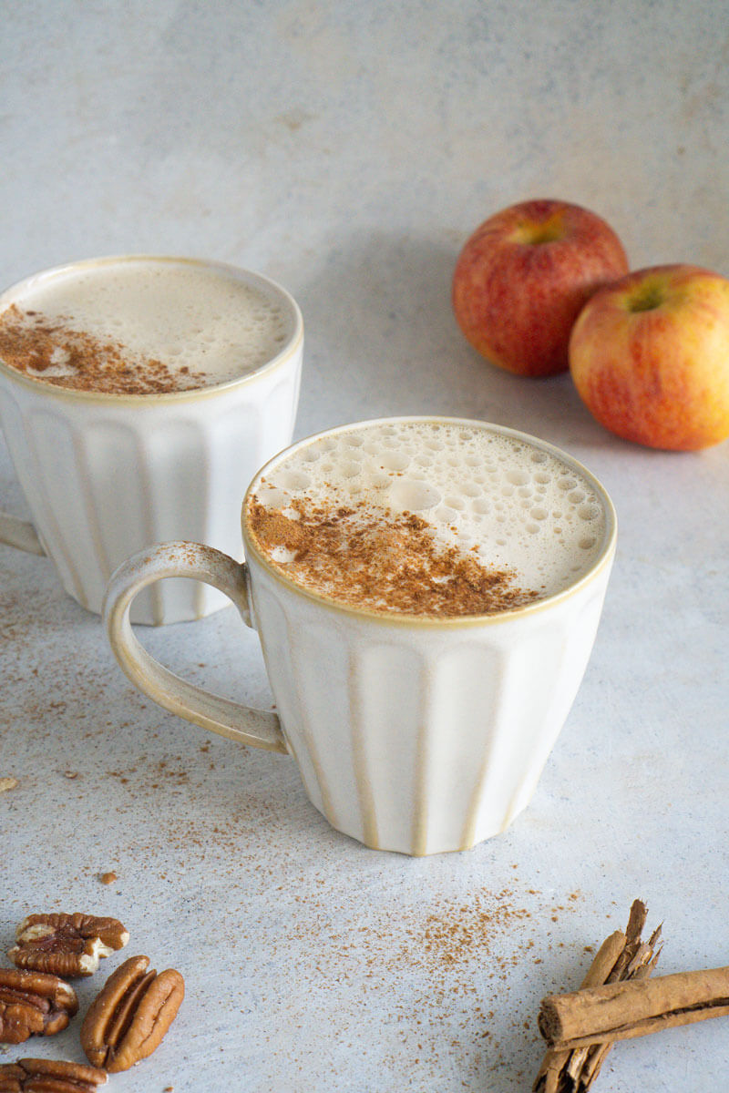 Latte alla mela e cannella