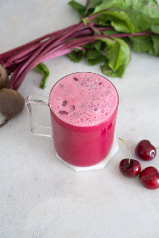 Rote-Bete-Kirschmilch