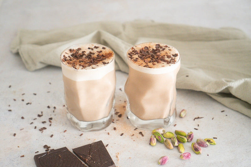 Bevanda al pistacchio e cacao in stile Dubai