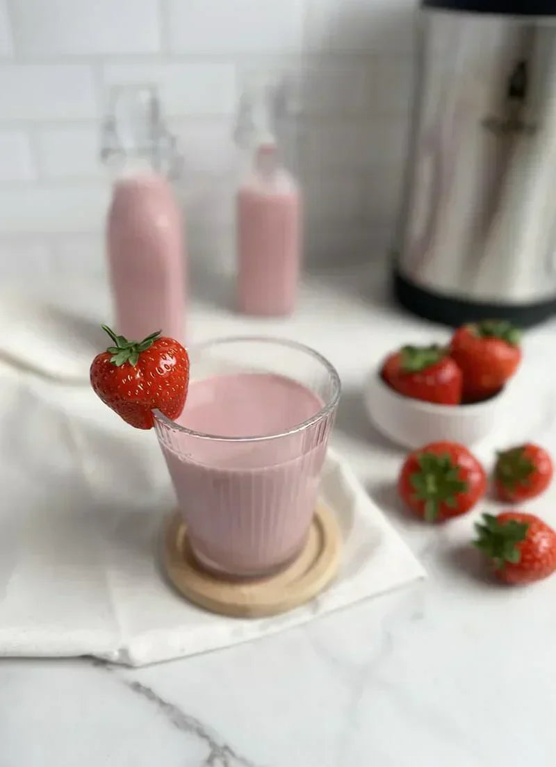 Latte alla fragola