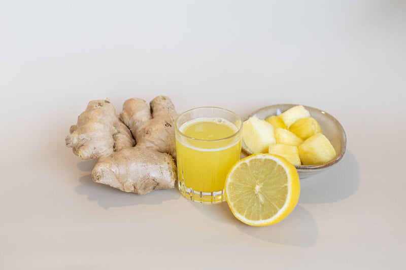 Shot immunostimolante al limone e zenzero
