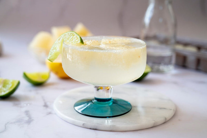 Cubetti di ghiaccio al margarita al limone e lime