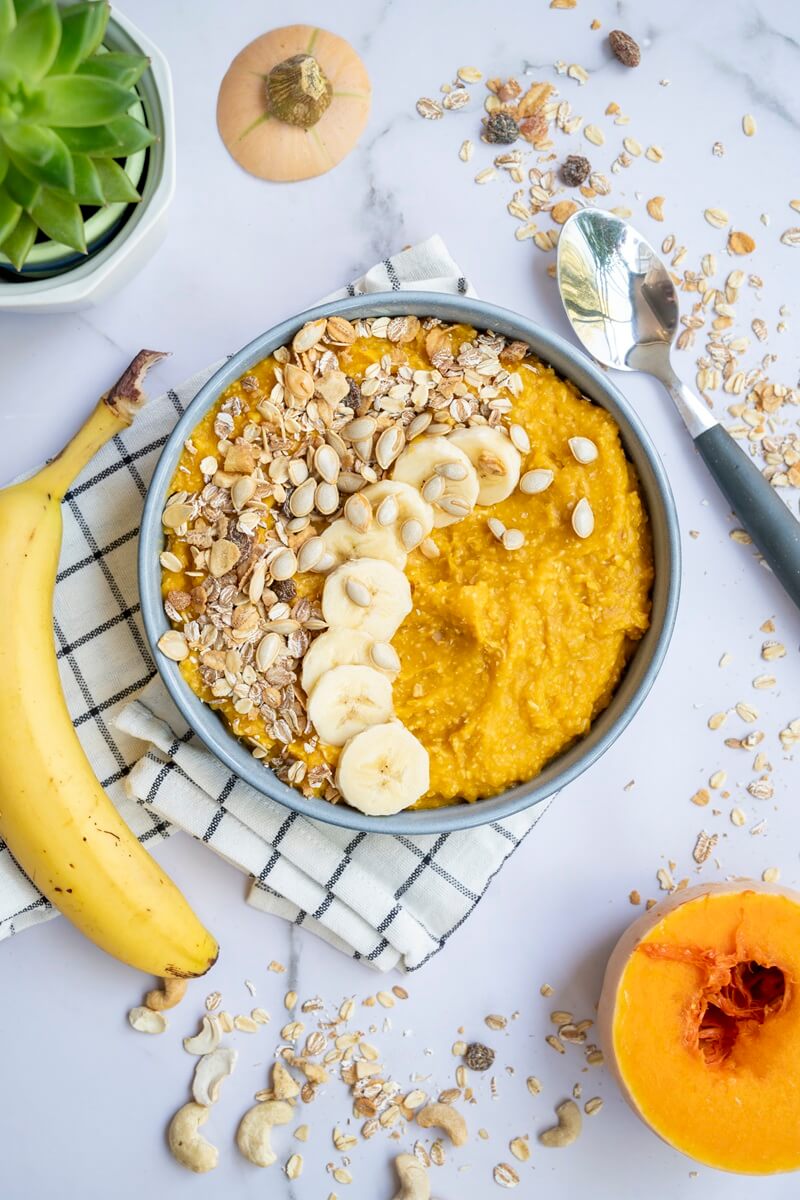Smoothie bowl alla zucca