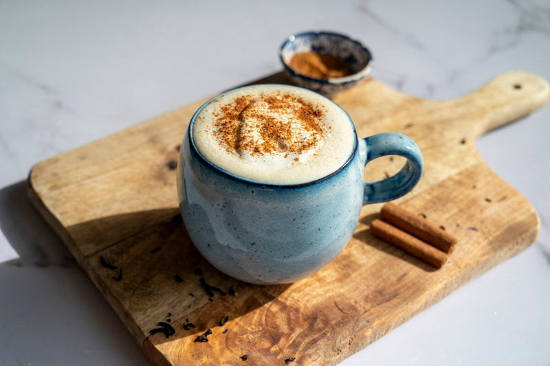 Chai cremoso alla zucca e spezie