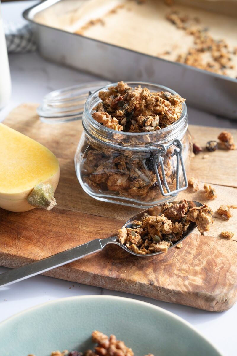 Granola alla zucca e spezie