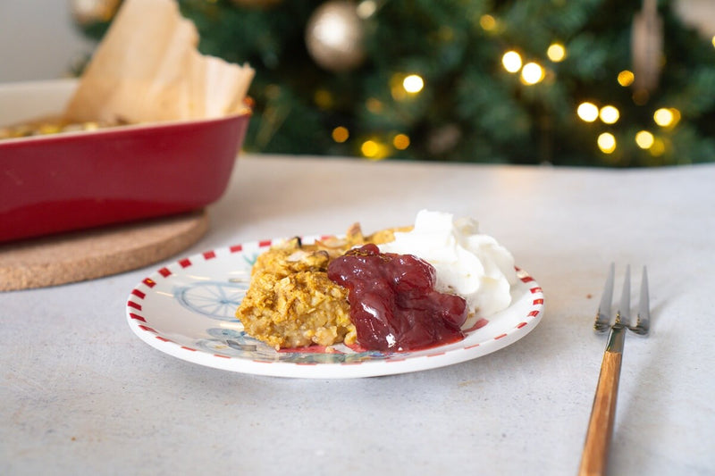 Avena al forno con zafferano