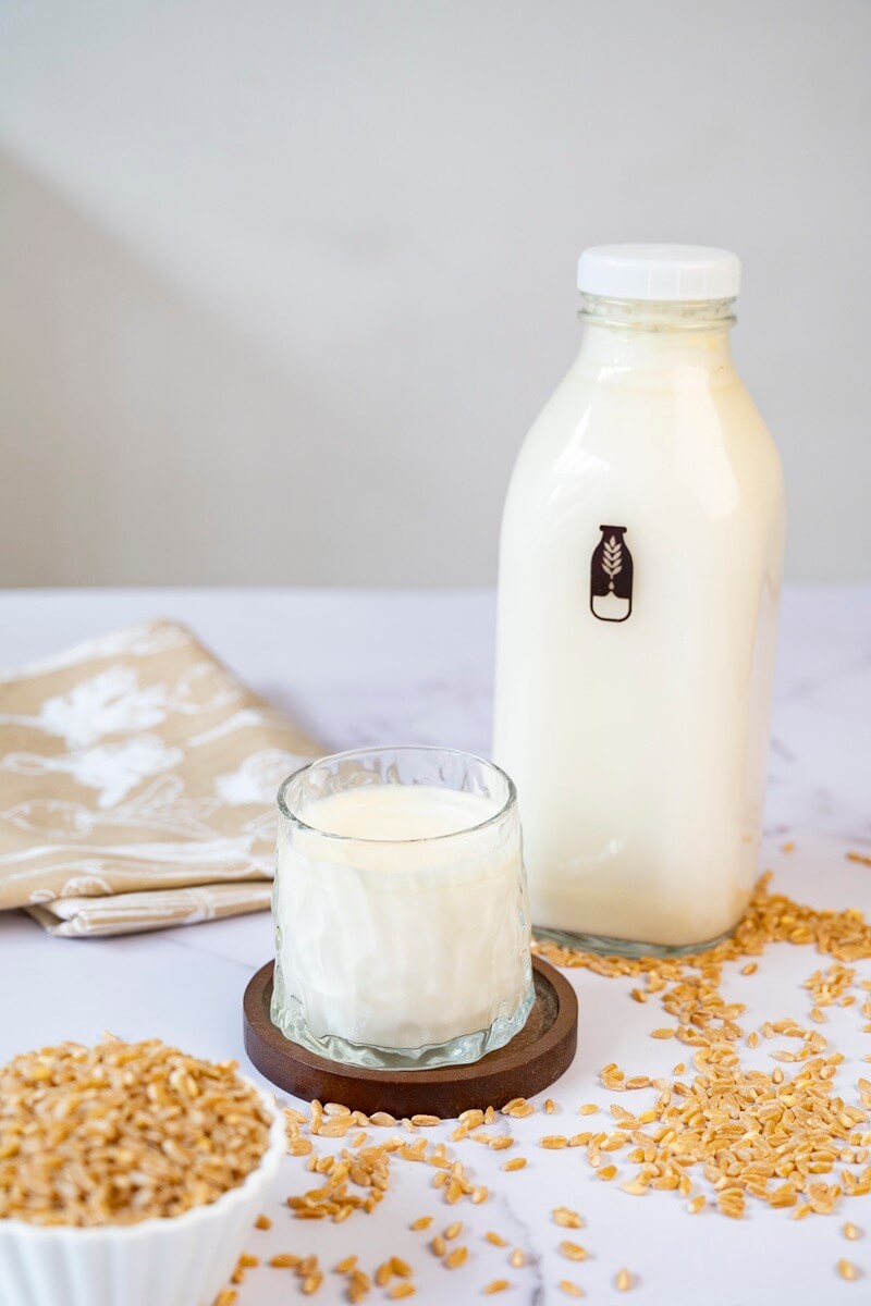 Latte di farro