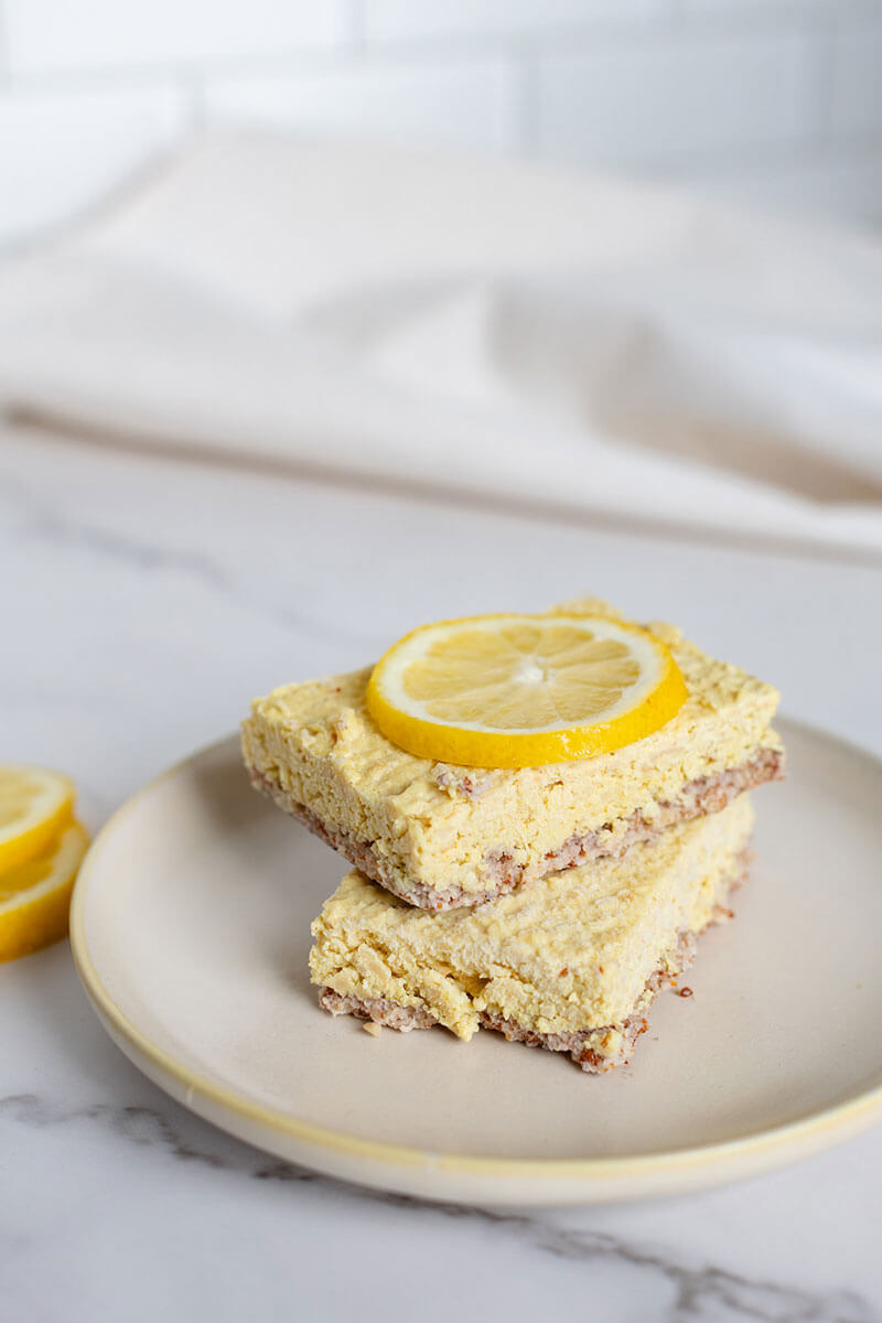 Barrette al limone vegane